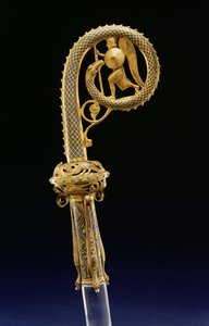 Cabeza de Báculo: San Miguel y el Dragón, 1210-25
